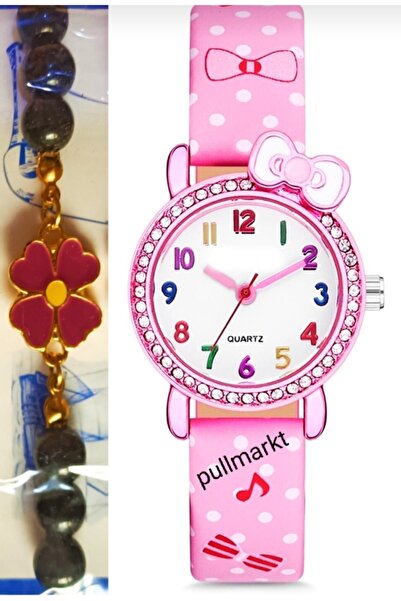pullmarkt Analog Kız Çocuk Kol Saati + Bileklik