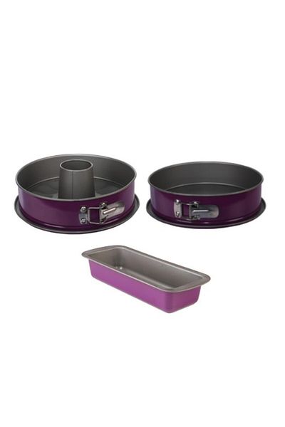 Tantitoni Purple 3-Piece Springform Cake Mold Set