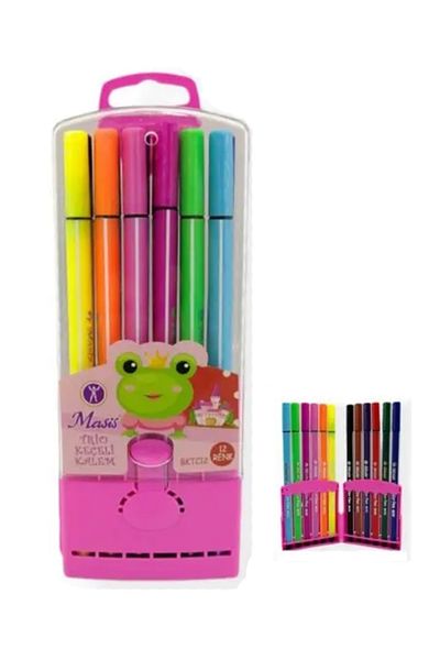 Masis Trio 12 Color Felt Tip Pen