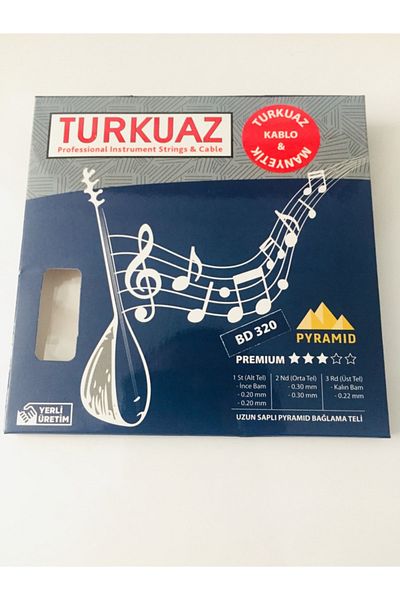 Turkuaz Bd320 0.20 مم هرم + سلك أداة سلك طويل عرقوب سلك ربط
