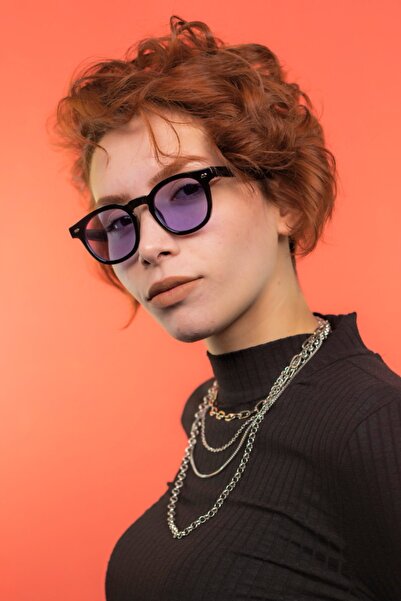 Focus On نظارات فيكتور بلاك بيربل الشمسية