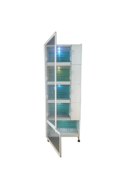 İstanbul Kafes - Model M05ys - Pvc Kuş Dolabı – Dolap Kafes – Pvc Kafes – Salma Kafes (MONTAJLI KURULU GÖNDERİM)