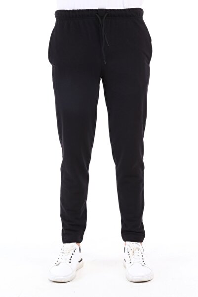 AUST GİYİM Ανδρικό φούτερ Aust Jeans Basic Style Elasticless Leg Slim Fit - Μαύρο