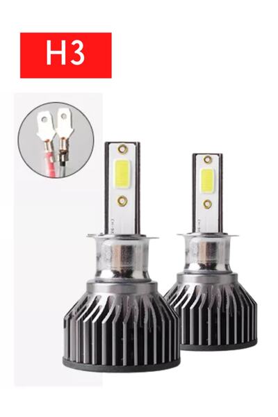 HR PAK Citroen Jumper (94-02) Için Uyumlu Şimşek Etkili S6 Sis Far Led Xenon Ampülü H3