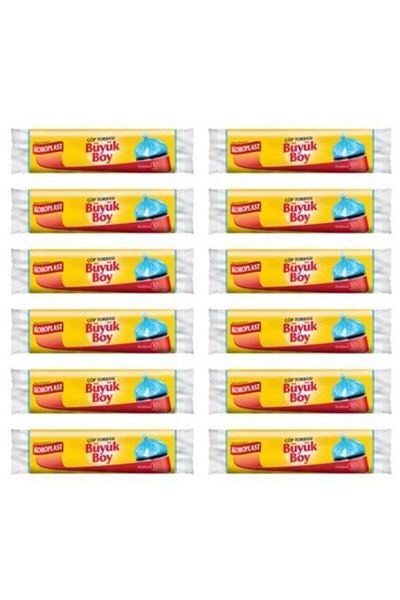 Koroplast Strong Garbage Bag Large Size 10 Pieces 12 Pieces