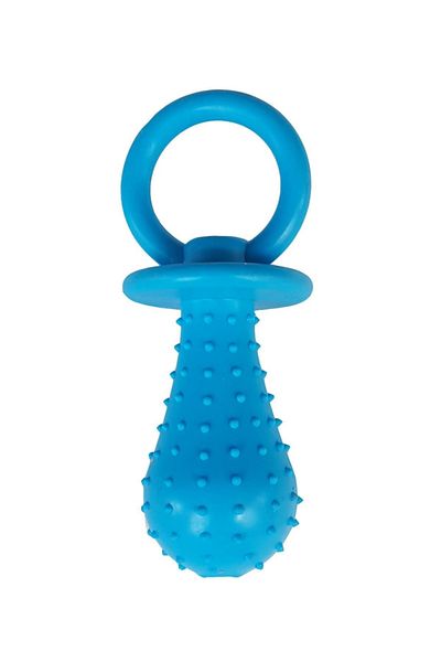 Mixpet Blue Pacifier Dog Toy with Bell - 15.5 Cm