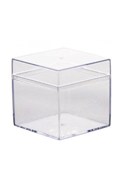 Kimyacınız Özel Tasarım Pleksi Mika Kutu 5x5x5 Cm - 48 Adet, Jel Mum Kutusu, Mum Kutusu, Mini Bubble Kutusu