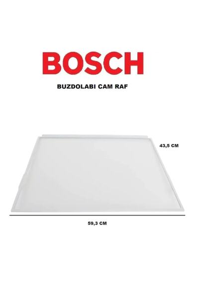 Bosch Siemens Profilo Buzdolabı Cam Raf ( Cihınızla Uyumluluğu Sorgulayınız)
