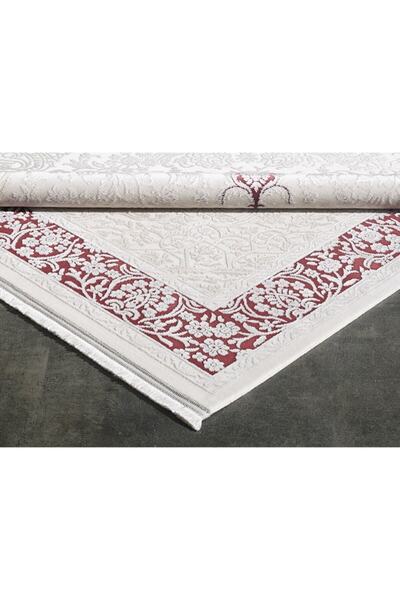 GÜMÜŞSUYU Esiliva 11314 - 160x230 Bordo Dekoratif Salon Halısı