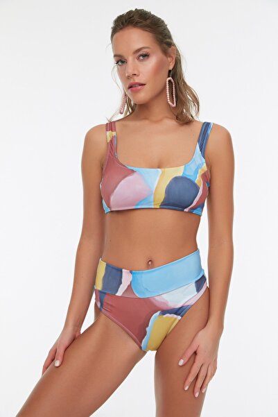 Trendyol Collection Bikini-Set - Mehrfarbig - Strukturiert