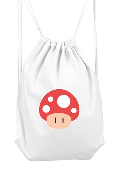 herotasarım Σακίδιο πλάτης Mario Mushroom Sports - 36x50 cm Bll1720