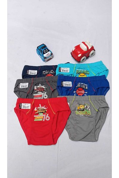 Tutku Chiloți băieți 100% bumbac 6 piese multicolor 0138