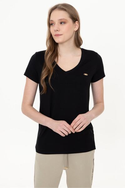 U.S. Polo Assn. Black Women's T-Shirt