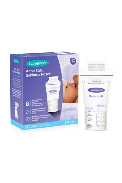 Lansinoh Lansinoh Süt Saklama Poşeti Steril 180 Ml 50 Adet