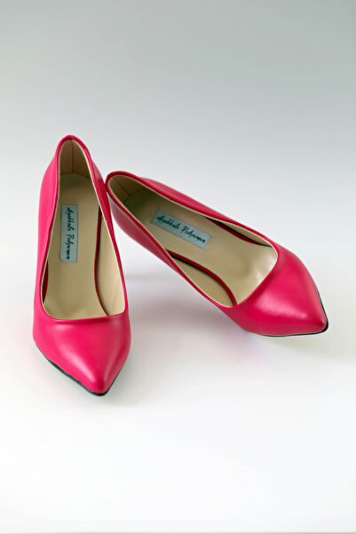 Ayakkabı Podyumum "stiletto" Fuşya - Orta Boy Ince Topuk Kadın Ayakkabısı