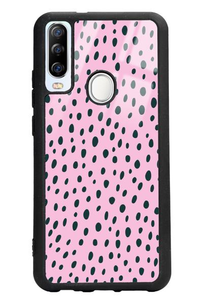 Spoyi حافظة هاتف لامعة بتصميم Pink Dot متوافقة مع General Mobile Gm 20 Pro