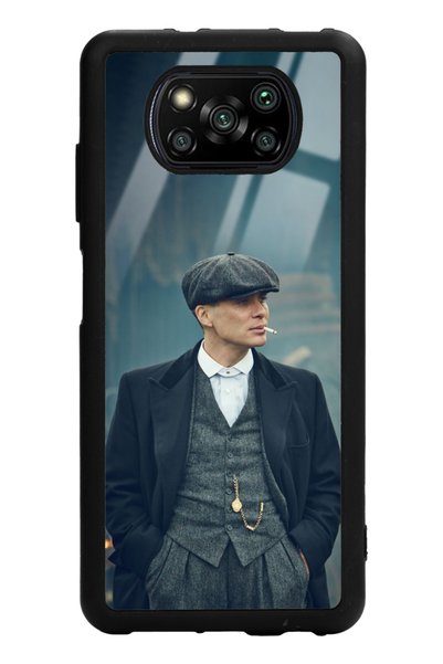 Spoyi حافظة هاتف لامعة لهاتف Xiaomi Poco X3 Peaky Blinders بتصميم توماس شيلبي