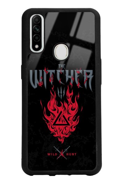 Spoyi Oppo A31 Witcher 3 Fire Design Glossy Phone Case