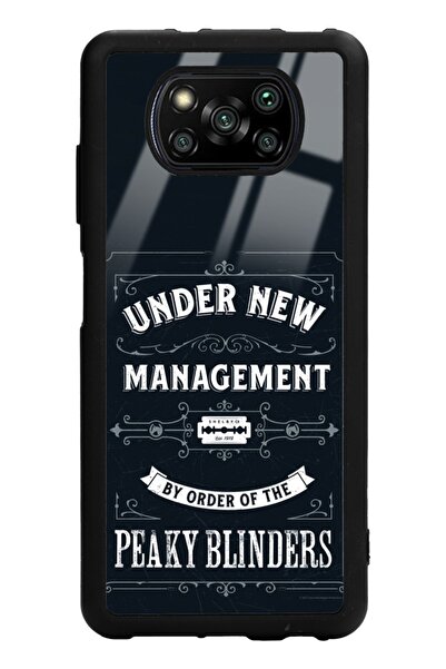 Spoyi Xiaomi Poco X3 Peaky Blinders Management Tasarımlı Glossy Telefon Kılıfı