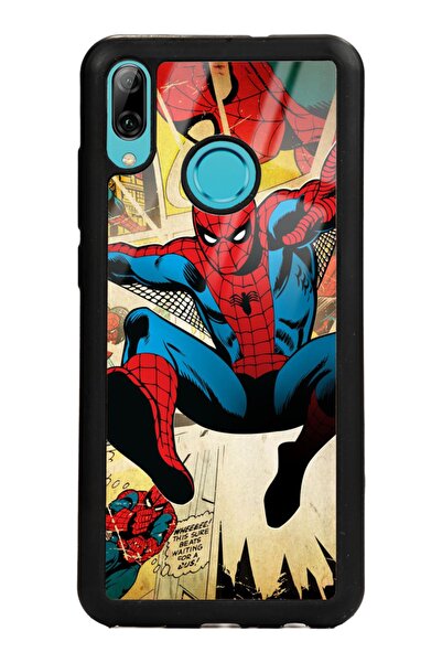 Spoyi Huawei P Smart (2019) Spider-man Örümcek Adam Tasarımlı Glossy Telefon ...