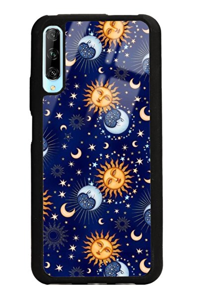 Spoyi Huawei P Smart Pro Ay Güneş Pijama Tasarımlı Glossy Telefon Kılıfı