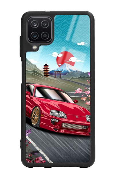 Spoyi حافظة هاتف سامسونج A12 Supra بتصميم لامع