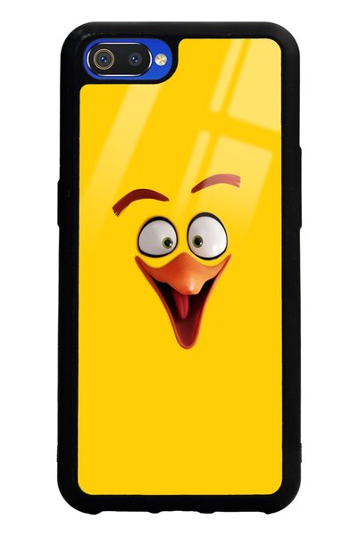 Spoyi Glossy Phone Case for Oppo Realme C2 Yellow Design