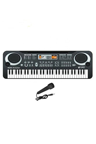 AKC 61 Tuşlu Org Piyano Klavyeli Mikrofonlu Karaoke