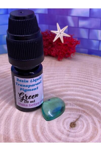 Sirius Hobi Epoksi Şeffaf Transparan Pigment Boya Yeşil 10 ml
