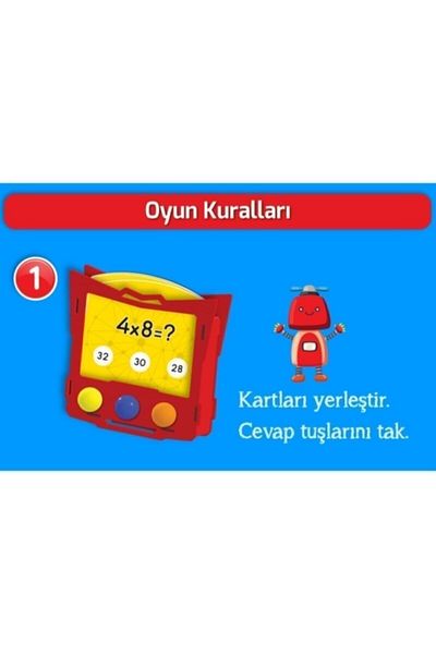 yükselen zeka Mathematics Box - Multiplication Teaching Toy