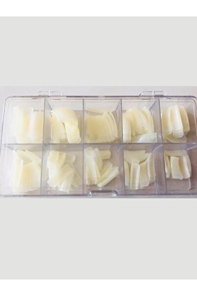 Gold Tırnak Protez Tırnak Kare Naturel Tips-250 Adet K