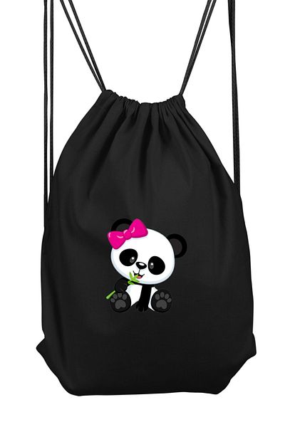 herotasarım Αθλητικό σακίδιο πλάτης με σχέδιο Panda - 36x50 cm Bll2845