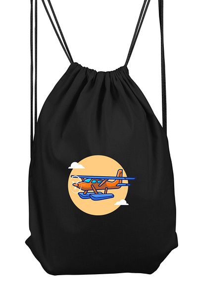 herotasarım Αθλητικό σακίδιο πλάτης υδροπλάνου - 36x50 cm Bll2124