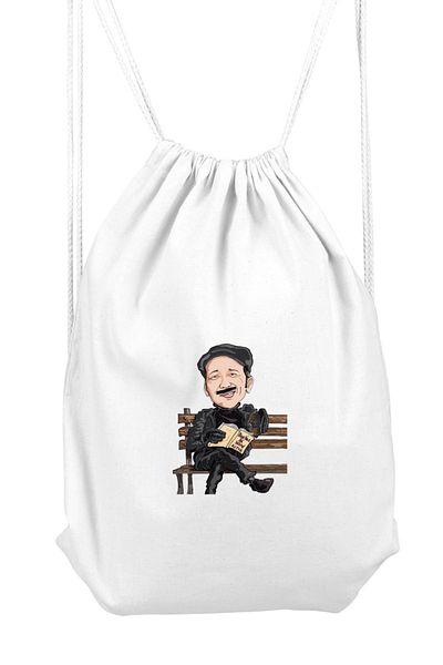 herotasarım Αθλητικό σακίδιο πλάτης Leyla and the Happy - 36x50 cm BLL167