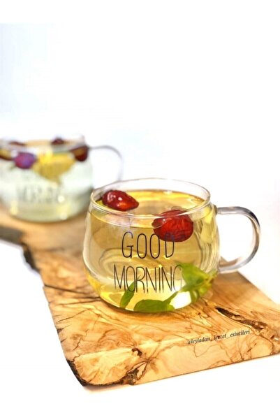 KÜÇÜK EW 2 Costa Morning 400 Ml Set of 2 Glass Mugs