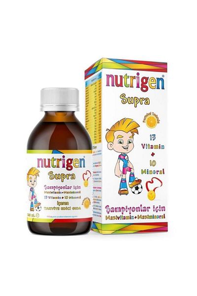 Nutrigen 200 Ml Flavored Orange Syrup - Supra