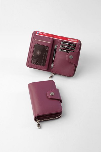 CENGİZ PAKEL Small Size Plum Women's Wallet