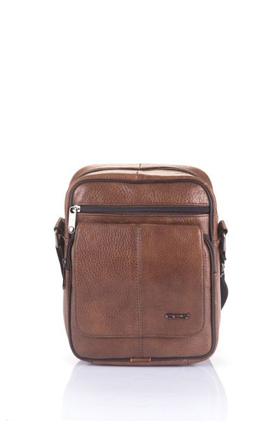 ÇÇS 30996 Genuine Leather Crossbody - Messenger Bag