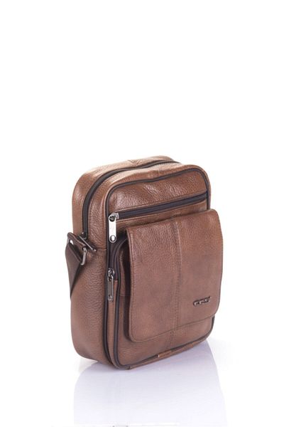 ÇÇS 30996 Genuine Leather Crossbody - Messenger Bag