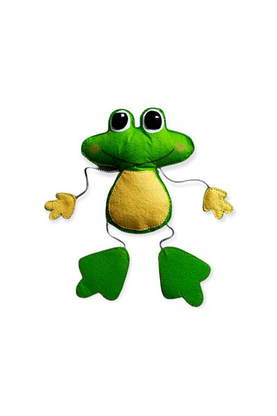 Dino Cat Mint (CATNIPLI) Cat Toy Felt Frog