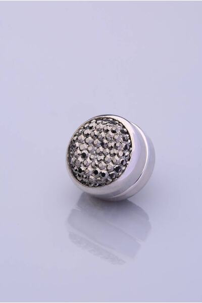 Fsg Takı Magnet pentru eșarfă placat cu argint cu Janjan gri