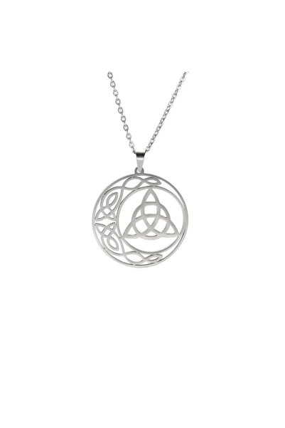 Viking الشمال Triquetra سلتيك الثلاثي الاسكندنافية نمط غرامة تصميم 316L الصلب...