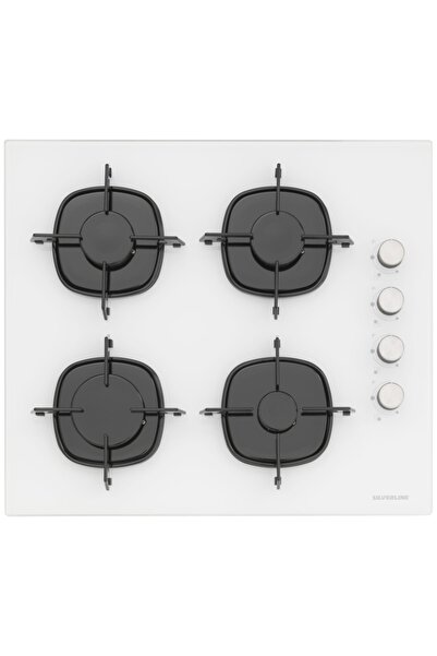 Silverline Beyaz Cam Ankastre Set (3457 SOHO DAVLUMBAZ - CS5335W01 OCAK - BO6503W01 FIRIN)