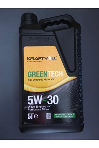 Kraftvoll Alman Malı Motor Yağı Dpf 5w30 Dizel Partiküllü Tam Sentetik 5 Lt. 2023 Tarihli