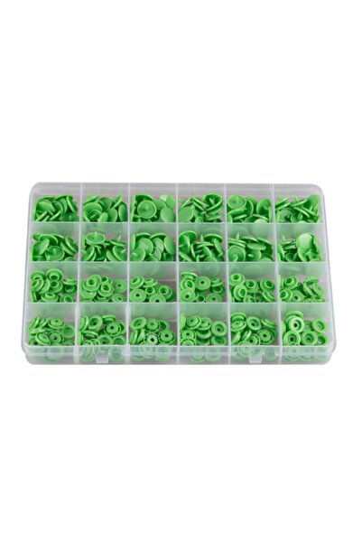 Genel Markalar Çıt Çıt Seti Plastik Yeşil 100 Adet