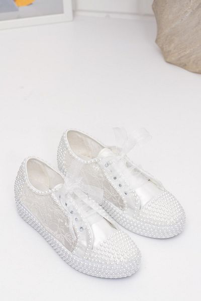 DARUGA Low Sole Pearl Model Wedding Dress Evening Dress Shoes