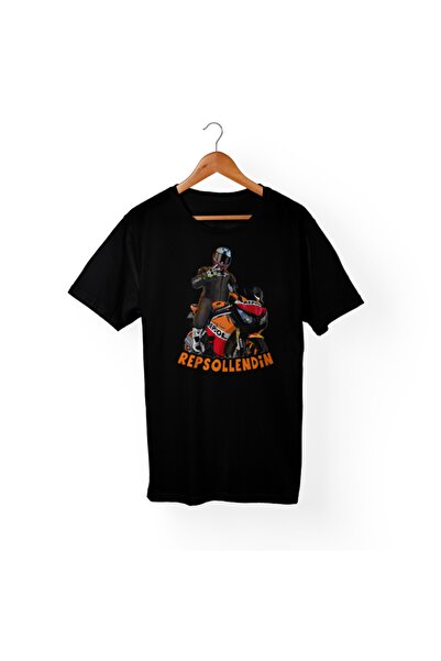 WİDİ Repsollendin Štampano Crna T-shirt