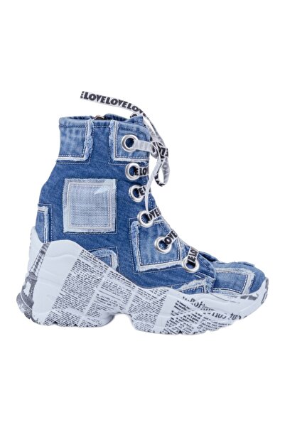 StarBlueMooN Women's Denim Boots