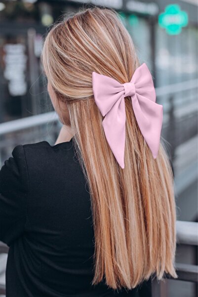 C&E Design Kadın Saten Otomatik Fiyonk Toka