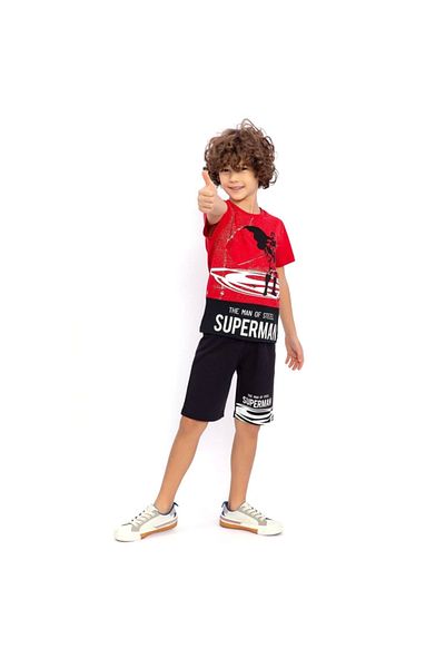 Superman طقم برمودا للأولاد L1493-3